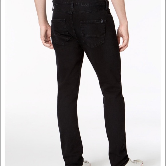 AMERICAN RAG SLIM FIT STRETCH DESTROYED JEANS - Picture 5 of 6